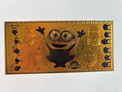 Banconota minions placcata - banconota,