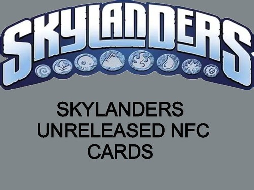 Carte skylanders nfc inedite - skylanders,